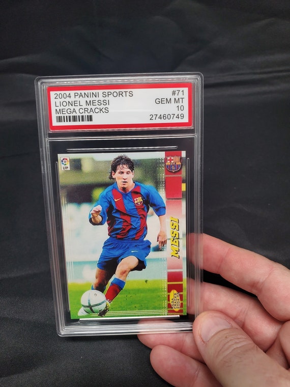 Lionel Messi 2004 Sports Mega Cracks 71 Barcelona Rookie Card