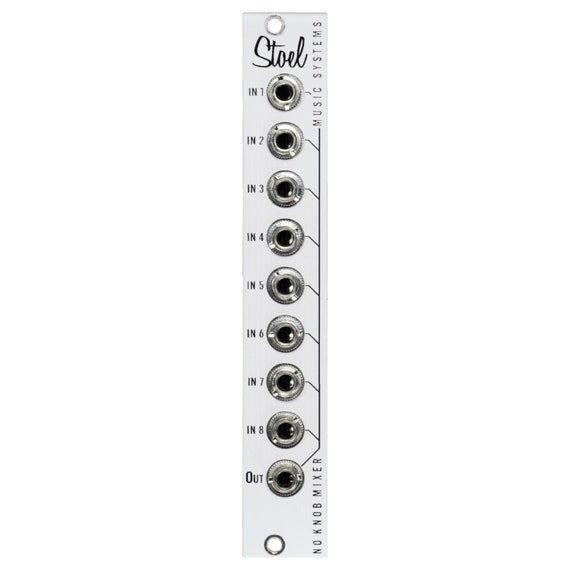 Ongewapend deugd output No-knob Mixer Eurorack Module by Stoel Music Systems - Etsy
