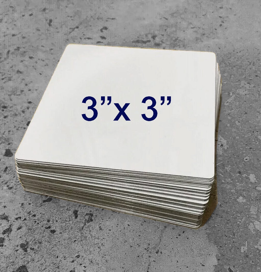 3.5 Round Insert Sublimation Aluminum Blank Disc- Lot of 50pcs