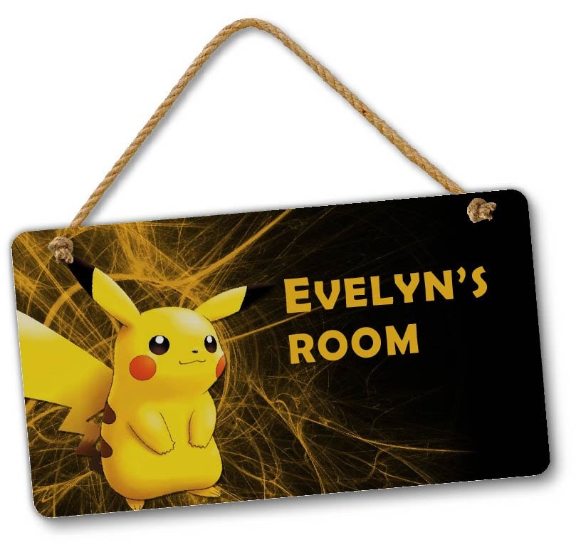 Kids Personalized Name Bedroom Door and Wall Hanging Sign, Custom Room Sign, Room Decor
