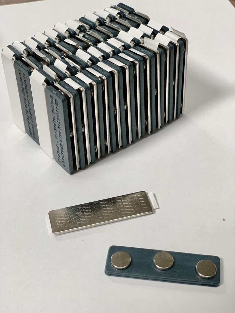 Name Badge Backing Name Tag Fastener With Adhesive Etsy