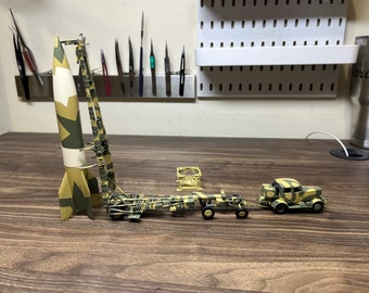 Completed Takom 1/72 V2 Rocket Hanomag SS100 Meulerwagon