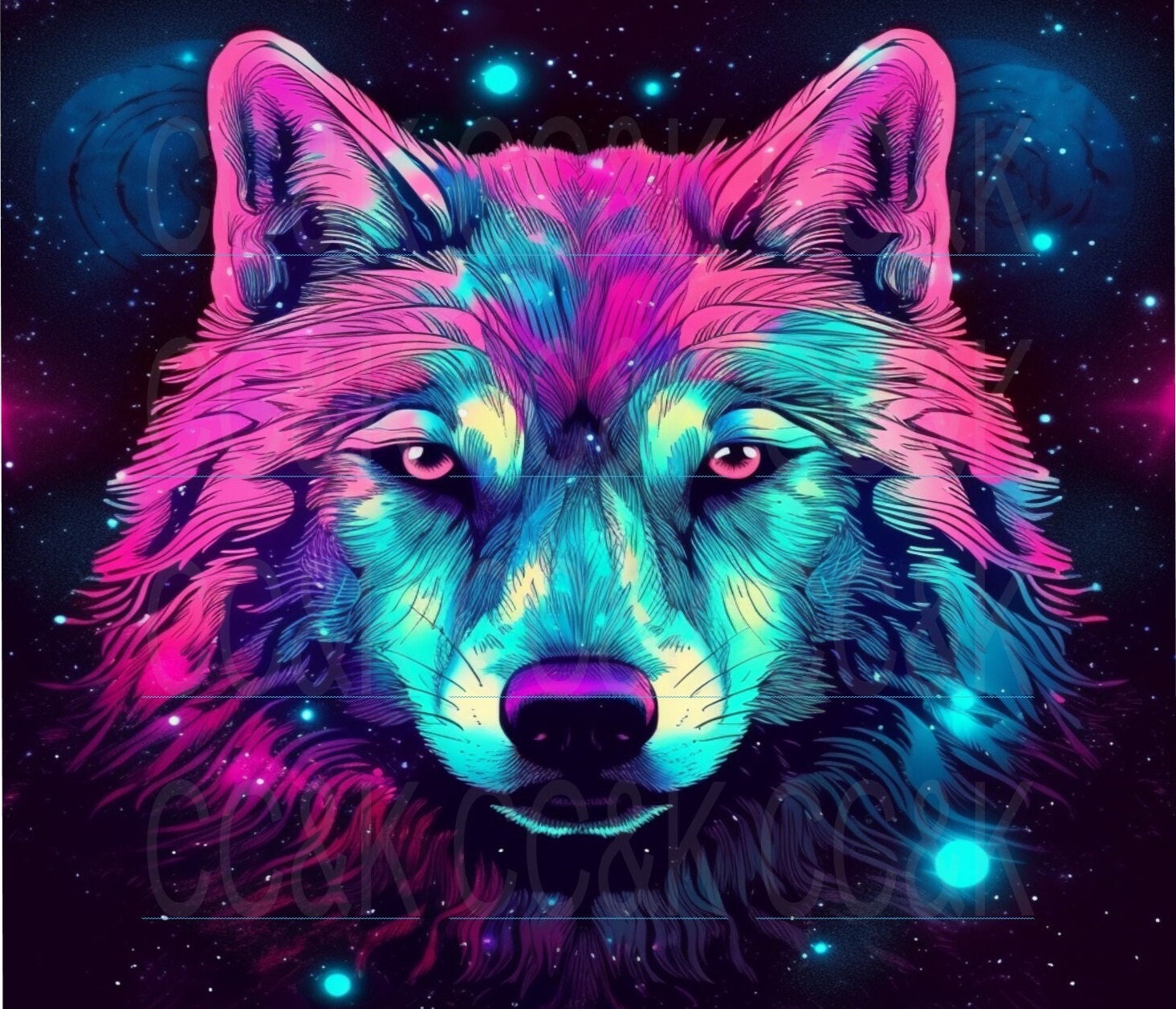 Galaxy Wolf 3 SVG and PNG Digital Download - Etsy