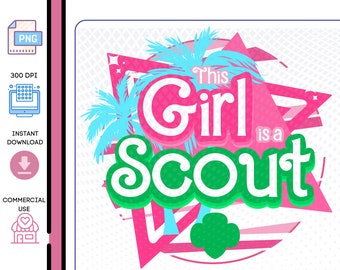 PNG | Girl Scouts Digital Art for Instant Download | Barbie Theme