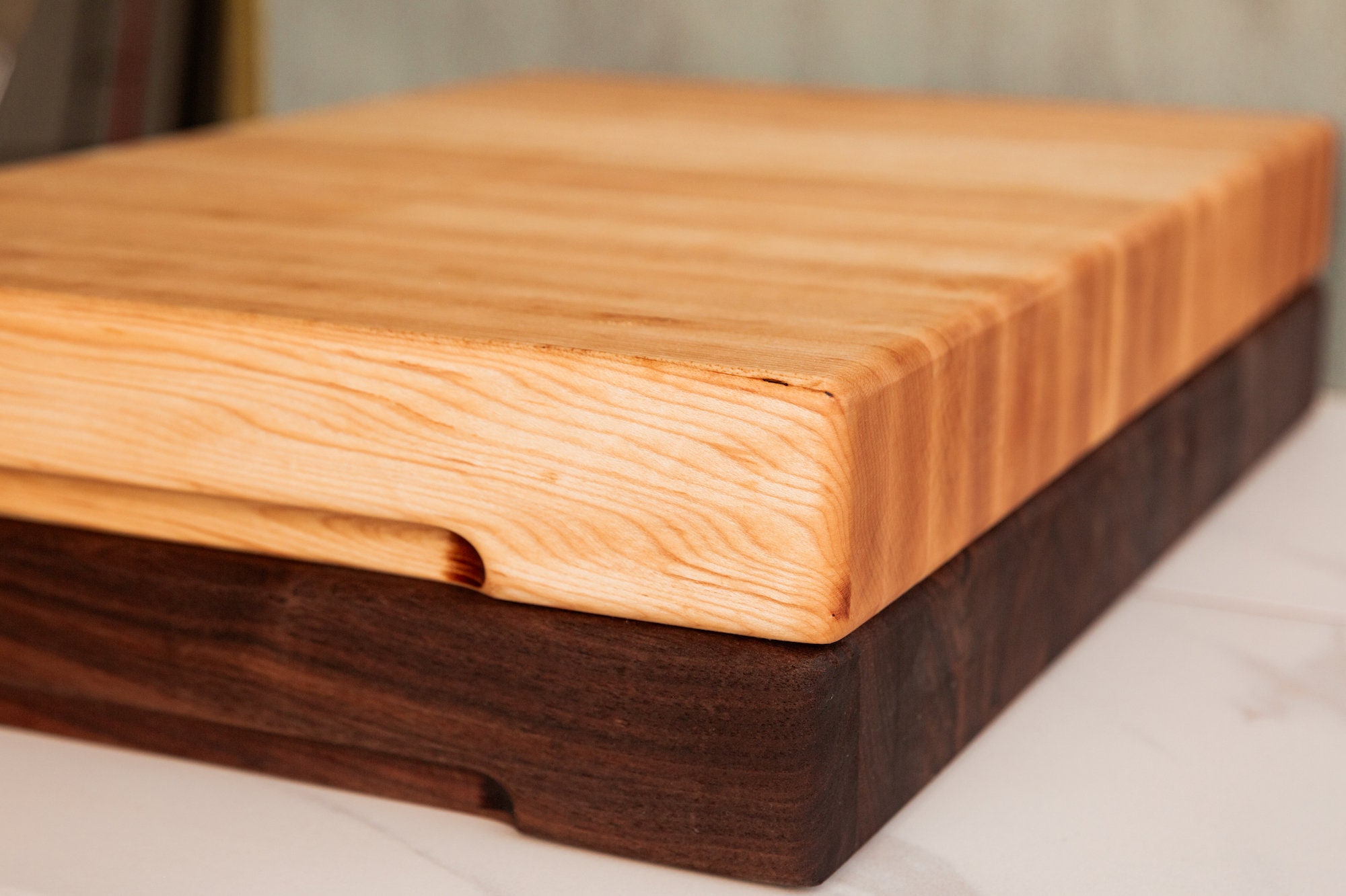 Maple Butcher Block, Cutting Board, Carving Board, Thick Chopping Board,  Lifetime Warranty, 18x11x1.25 