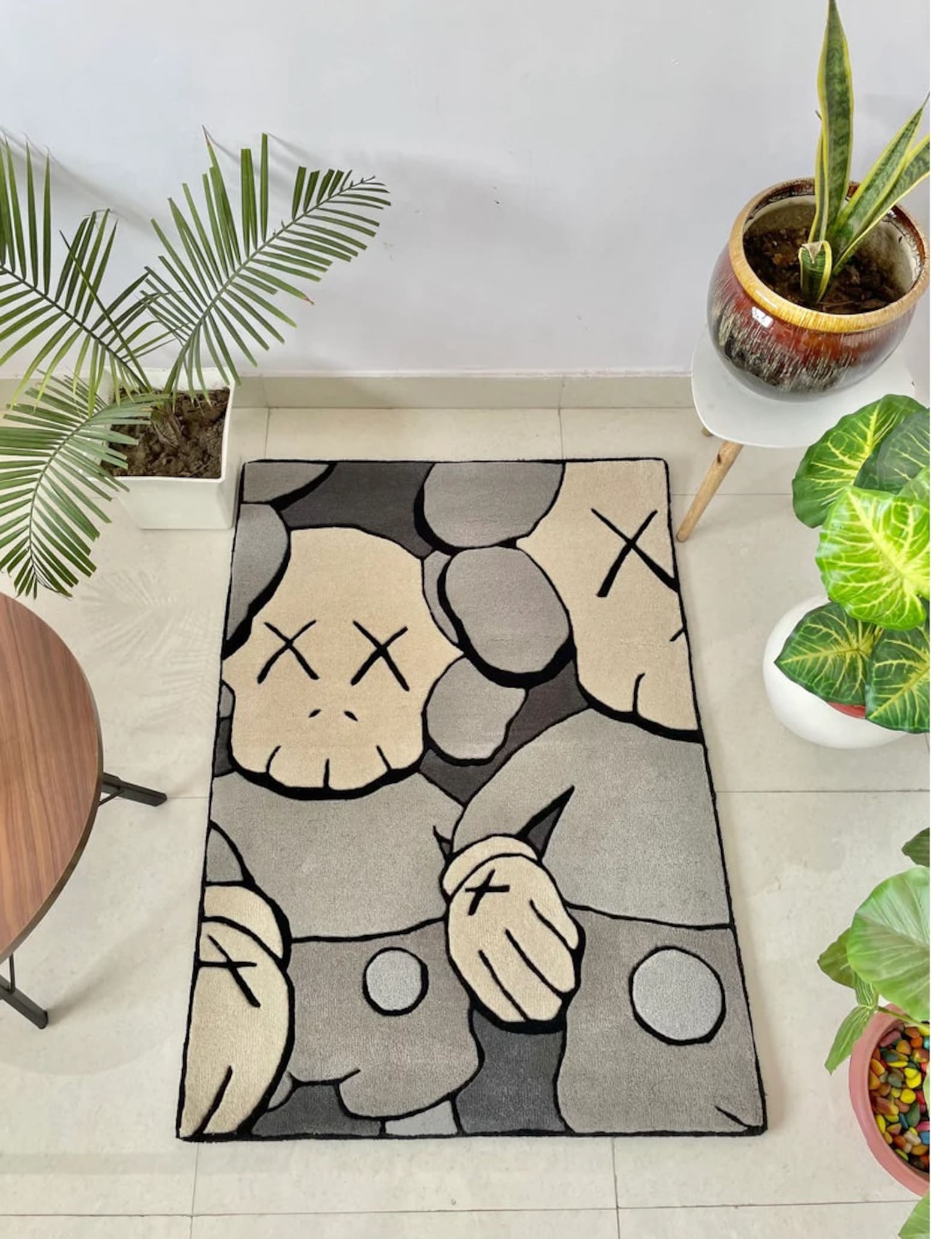 Hypebeast Rug Desin Custom Kaws Rug Outdoor Mat Non Slip Etsy