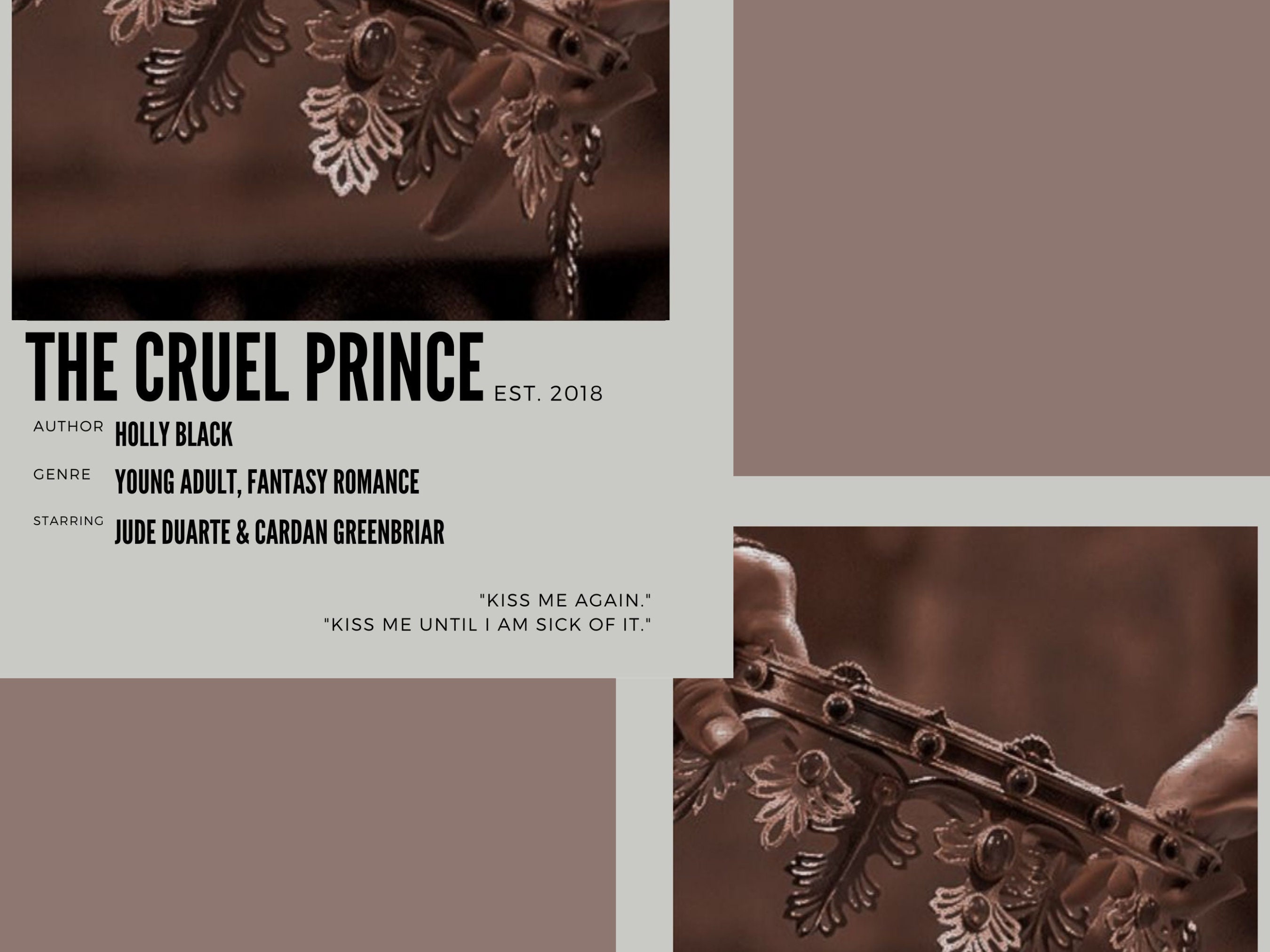 The Cruel Prince Trilogy 3pc Poster Set - Etsy