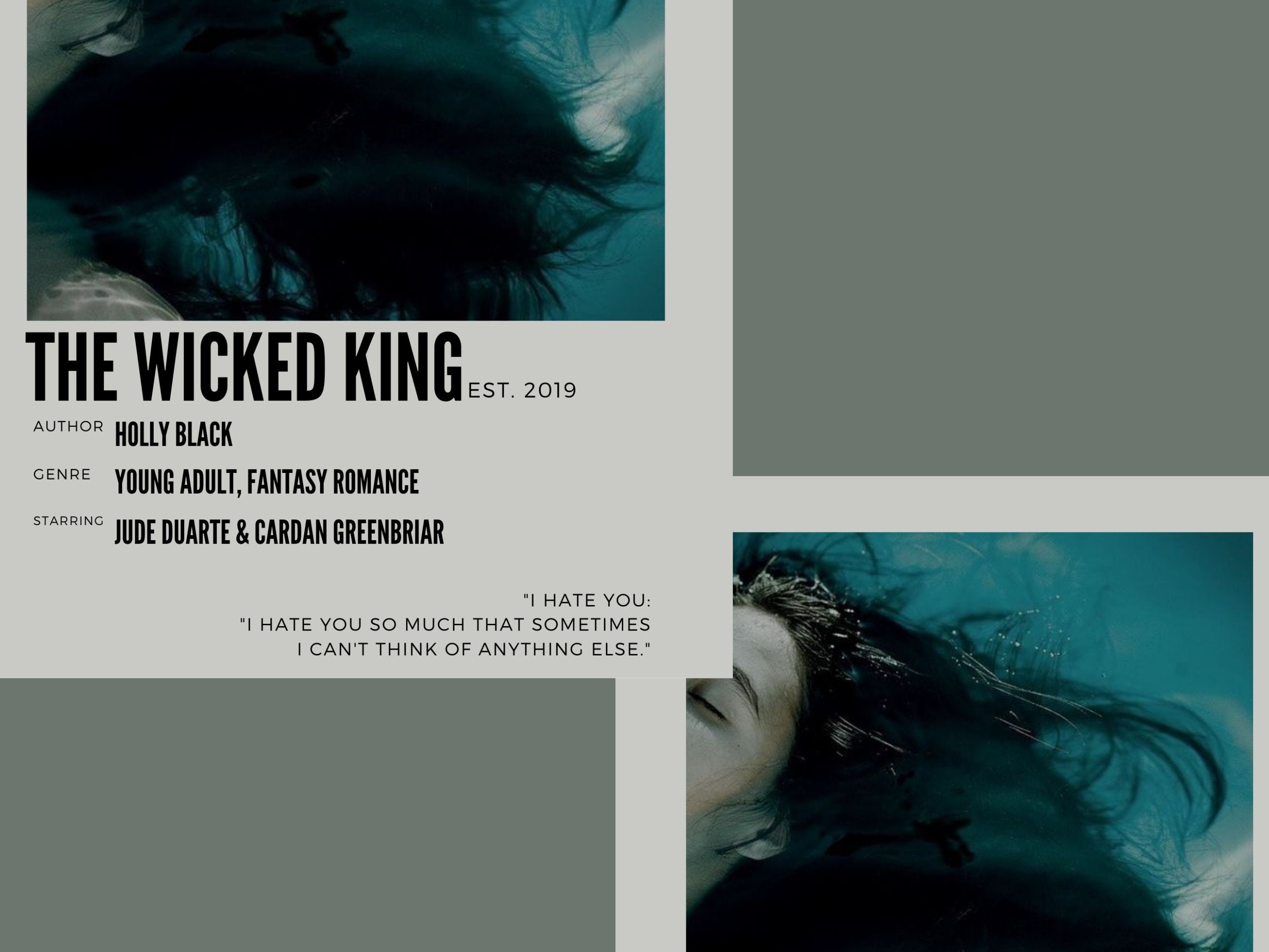 The Cruel Prince Trilogy 3pc Poster Set - Etsy