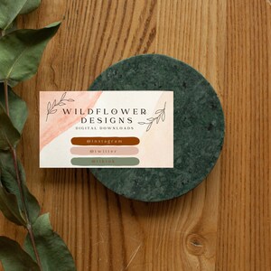 Business Card Canva Template - Digital Download