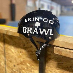 Custom Helmet Vinyl: Roller Derby Name and Number