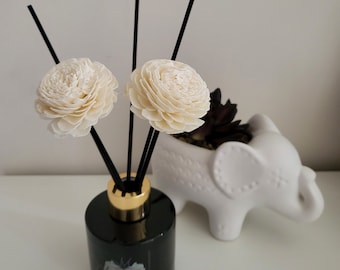 Blooming Double Flowers Reed Diffuser| Melty Aromas| Home Decor| Gift| Pure Fragrance Oil