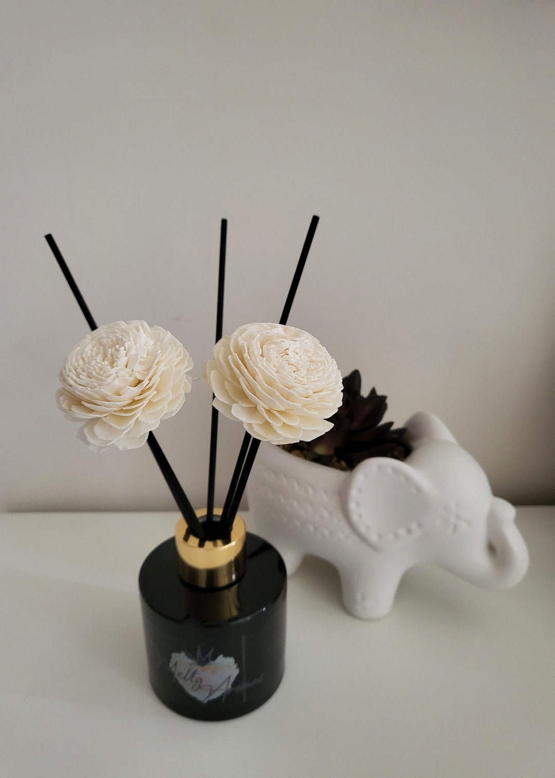 Blooming Double Flowers Reed Diffuser| Melty Aromas| Home Decor| Gift ...