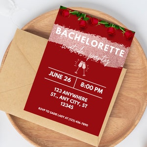 The Bachelor Watch Party Invite Etsy
