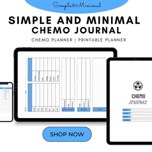 Editable Chemotherapy Journal Printable, Cancer Patient Treatment ...
