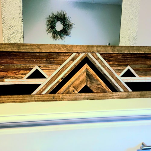 Rustic Reclaimed Wood Wall Art Boho Wood Wall Art Rustic Etsy