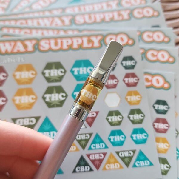 Vape Cartridge Labels Etsy