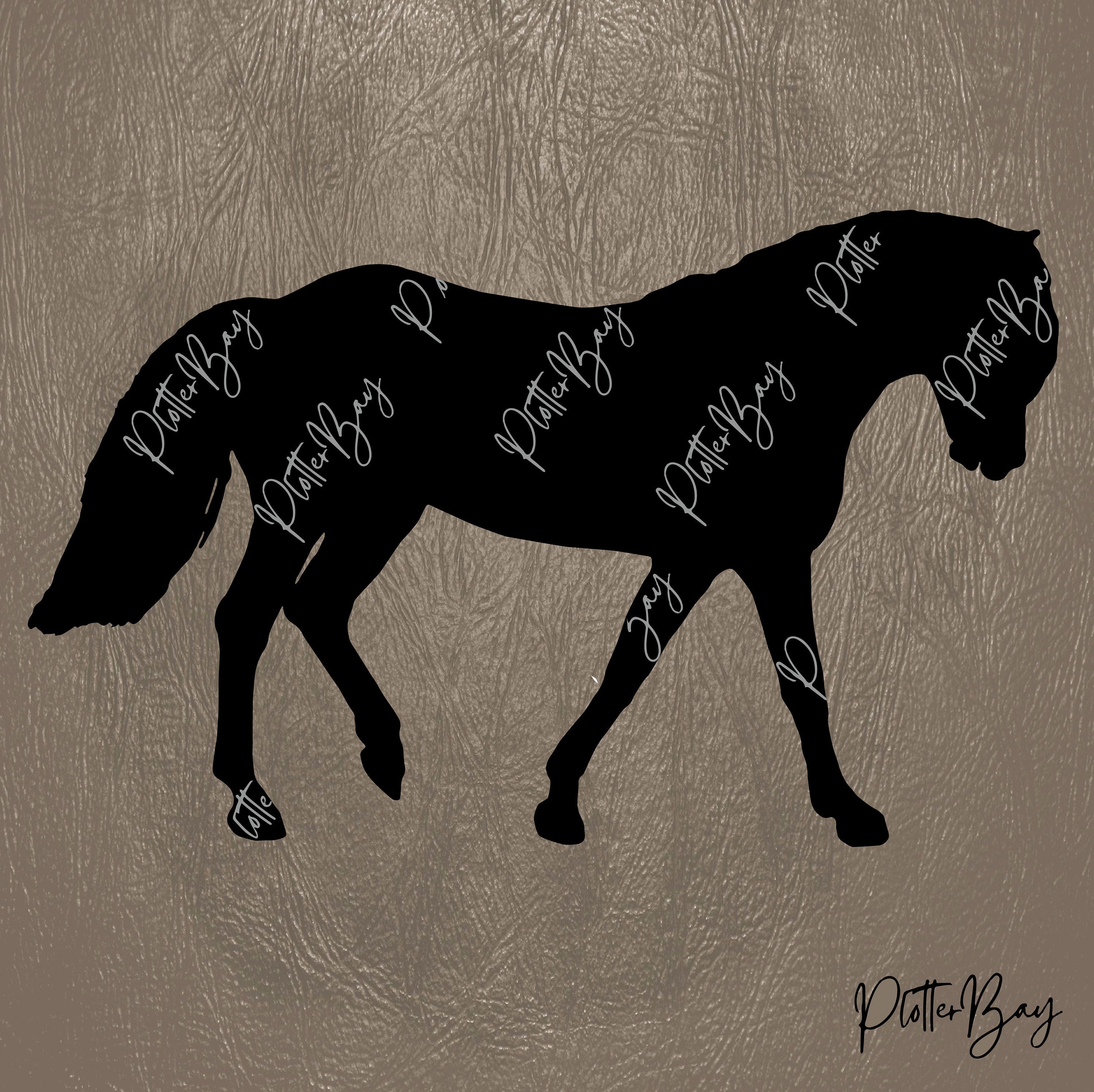 Haflinger SVG Silhouette Horses SVG Plotter File Horse - Etsy Hong Kong