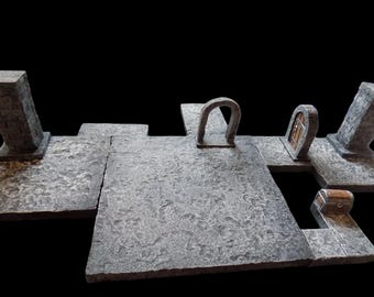 TTRPG Gridless dungeon tiles starter kit - D&D, Pathfinder