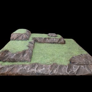 Grassland diorama display base