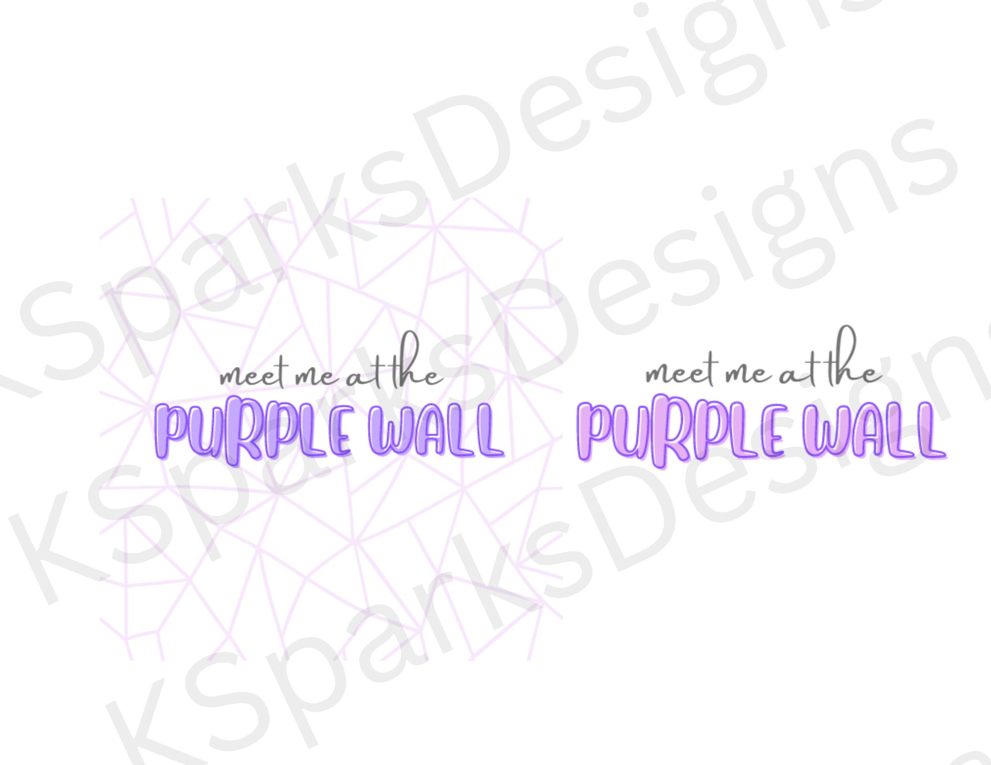 Purple Wall Magic Kingdom SVG Purple Wall SVG Etsy