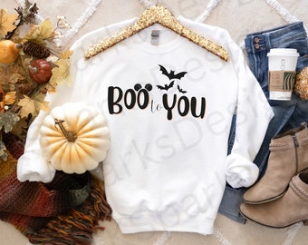 Boo to You SVG | Halloween | WDW | Theme Parks | Mickey Inspired | Fall Designs | Halloween at the Parks | Magic Kingdom | Boo to You Shirt