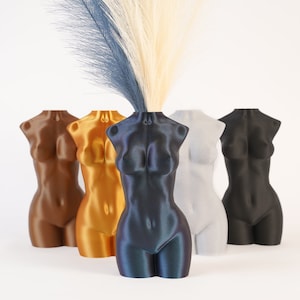 Female Body Vase, Flower Vase, Booty Planter, Plant Pot