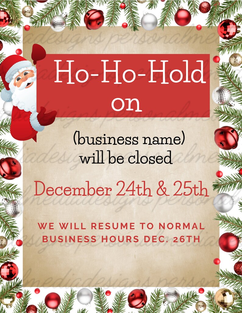 Holiday Humor With Santa, Ho Ho Hold on We