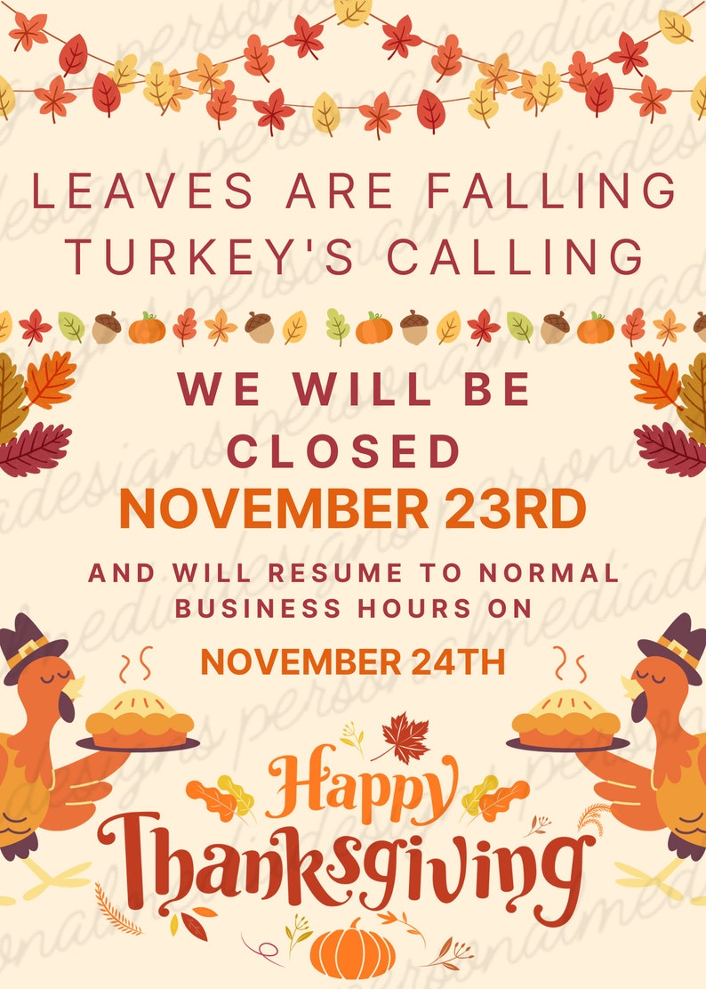 Thanksgiving break nova 2024