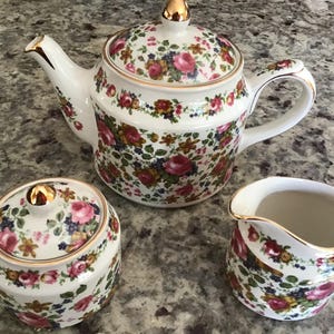 Sadler England Olde Chintz Tea set- vintage