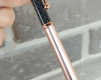 Bolígrafo giratorio de fibra de carbono/Edc/equipo Edc/bolígrafo Edc/regalo Edc/uso diario/bolígrafo táctico/equipo táctico/regalo táctico/bolígrafo de clic