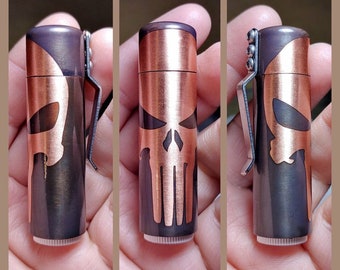 Copper Lip Balm sleeve with a pocket clip/Edc/Edc gear/Edc gift/Everyday carry/Tactical gear/Tactical gift/Lip care/Tactical lip balm