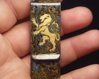 Lion Brass Shipwreck Money Clip/Edc/Edc gear/Edc gift/Edc Clip/Tactical gear/Tactical gift/Tactical clip/Tactical Money Clip/Everyday carry