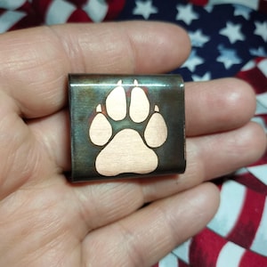 Copper Molle Clip/Edc/Edc gear/Edc gift/Edc Clip/Everyday carry/Tactical gear/Tactical Molle Clip/Edc Molle Clip/Backpacks/Dog paw