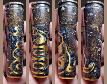 DTOM Brass Shipwreck 50cal Lip Balm sleeve/Edc/Edc gear/Edc gift/Everyday carry/Lip care/Tactical gear/Tactical gift/Tactical lip balm