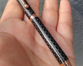 Carbon fiber Twist pen/Edc/Edc gear/Edc pen/Edc gift/Everyday carry/Tactical pen/Tactical gear/Tactical gift