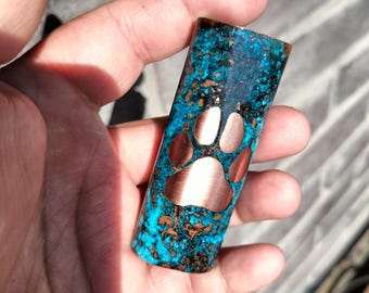 Dog Paw Copper Lighter sleeve/Edc Lighter/Tactical Lighter/Edc/Edc gear/Edc gift/Lighter Case/Lighter Holder/Everyday carry/Tactical gear
