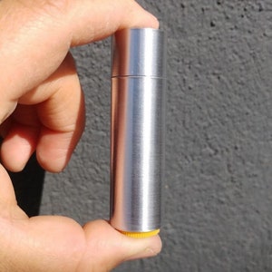Aluminium Lippenbalsam Hülse/Edc/Edc Zahnrad/Edc Geschenk/täglich tragen/Lippenpflege/Lippenbalsam Halter/Taktische Ausrüstung/Taktisches Geschenk/Taktischer Lippenbalsam