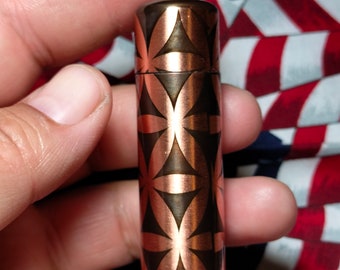 Copper Shipwreck Lip Balm sleeve/Edc/Edc gear/Edc gift/Everyday carry/Tactical gear/Tactical gift/Lip care/Lip Balm holder