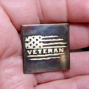 Veteran Brass Ranger Eye Patch/Edc patch/Tactical patch/Ranger Eyes/Morale patch/Backpack patch/Pouch patch/Everyday carry/Edc gear/Edc gift