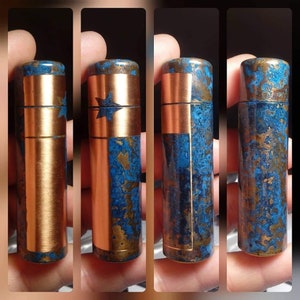 Texas Copper Shipwreck Lip Balm sleeve/Edc/Edc gear/Edc gift/Everyday carry/Lip care/Tactical gear/Lip Balm Holder/Tactical gift