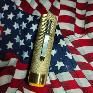 V3.2 Messing Knurl Lippenbalsam Hülse/Edc/Edc Zahnrad/Edc Geschenk/Lip Balm Halter/Edc Lippenbalsam/Taktisches Zahnrad/Taktisches Geschenk/Taktischer Lippenbalsam/Lippenpflege