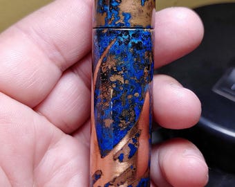 Copper Shipwreck Lip Balm sleeve/Lip Balm Holder/Edc/Edc gear/Edc gift/Everyday carry/Tactical gear/Tactical gift/Tactical lip balm