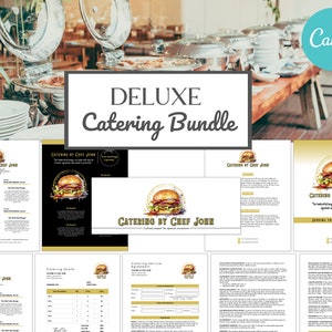 Gastronomie Business Bundle, Gastronomievertrag, Facebook Cover, Vertragsvorlage, Bearbeitbarer Gastronomievertrag, Gastronomiebetrieb, Canva