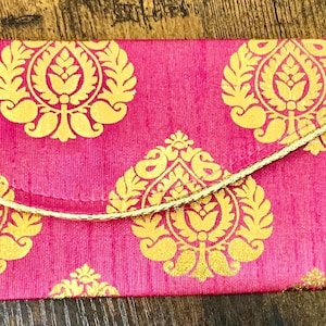 Koperta Shagun Lifafa, bony upominkowe, koperta na gotówkę, koperta ślubna, koperta na pieniądze na ślub, urodziny, parapetówka, prezenty na baby shower, złoto