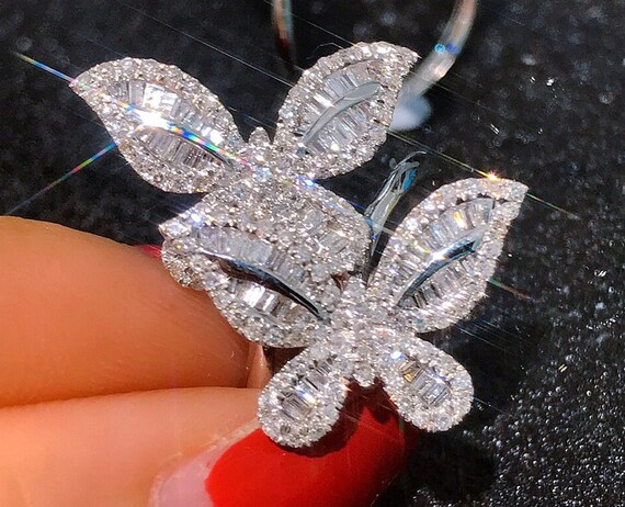 Butterfly eternity ring deals