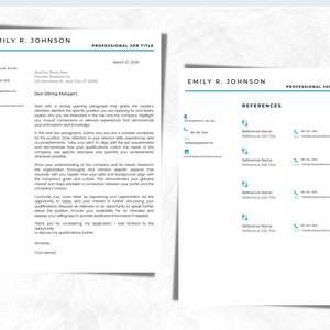 Creative Resume Template for Word Modern CV Template Professional Resume Template Instant Download image 7
