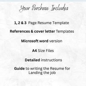 Creative Resume Template for Word Modern CV Template Professional Resume Template Instant Download image 10