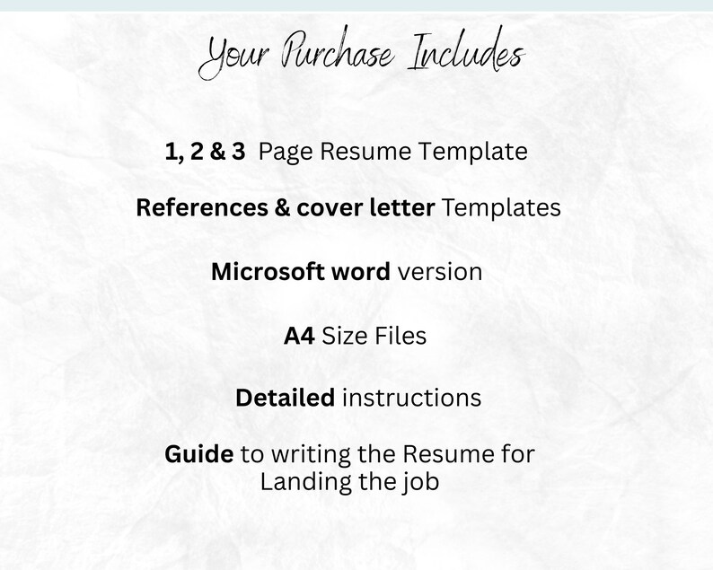 Creative Resume Template for Word Modern CV Template Professional Resume Template Instant Download image 10