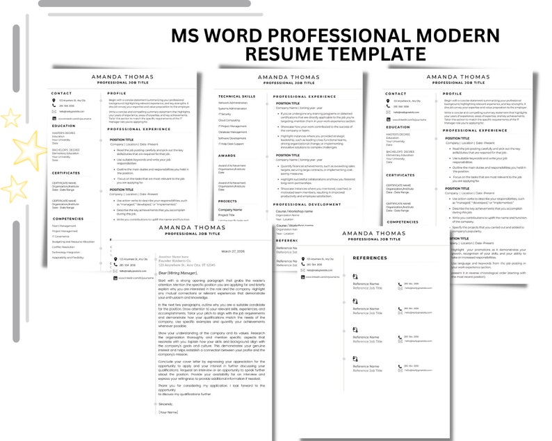 Modern Professional Resume Word - Il 794xN.5005275331 Rxx4 