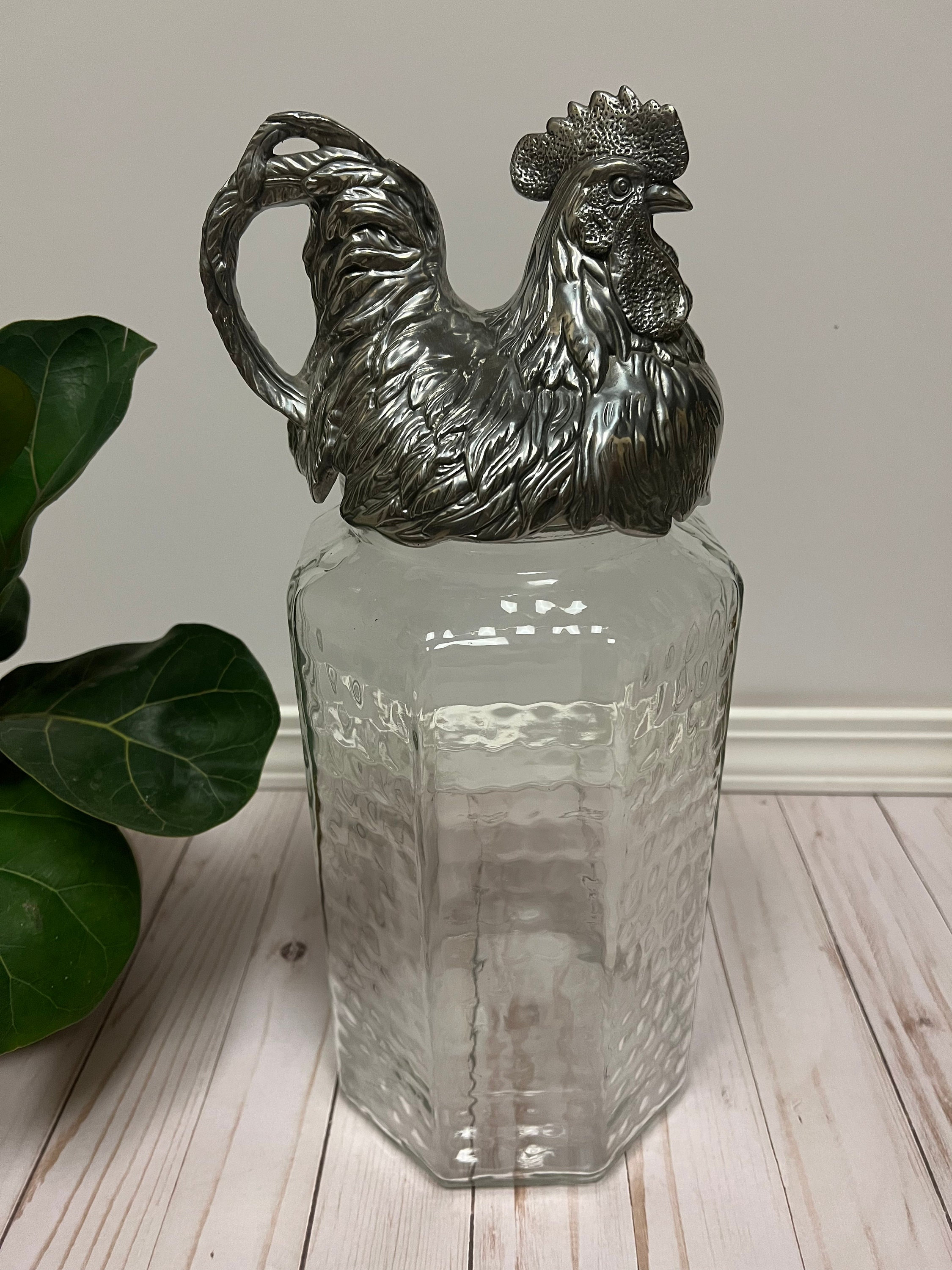 Arthur Court Canister, Rooster Canister, Large Canister, Vintage